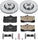 K4634 Front Z23 Carbon Fiber Brake Pads with Drilled & Slotted Brake Rotors Kit