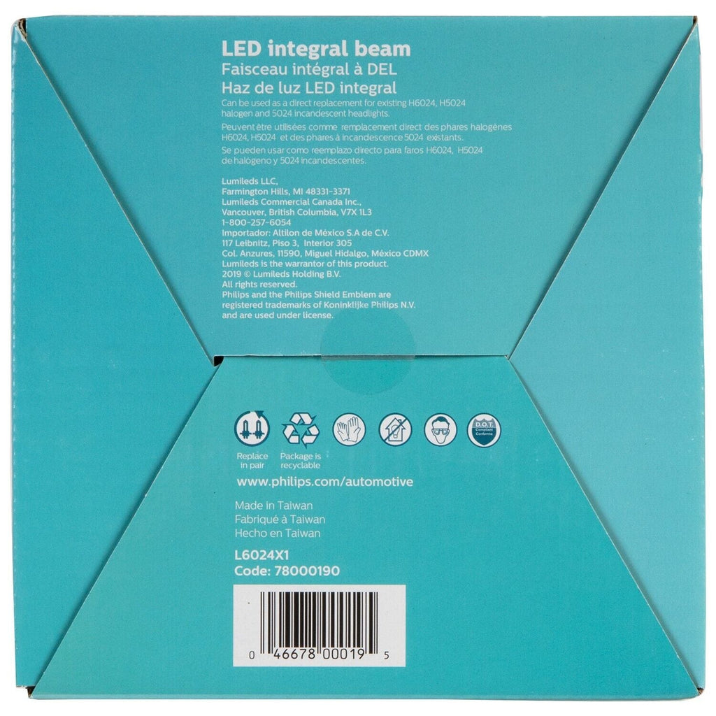 Headlight Bulb for Blast, H1, TJ, Wrangler, Touring Cruiser+More H6024LED