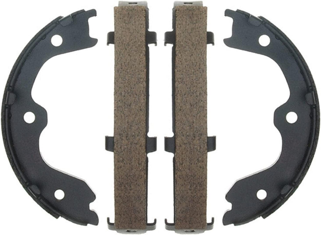 Professional 17783B Bonded Rear Drum In-Hat Parking Brake Shoe Set