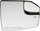 Dorman 57083 Passenger Side Door Mirror Glass Compatible with Select Ford Models