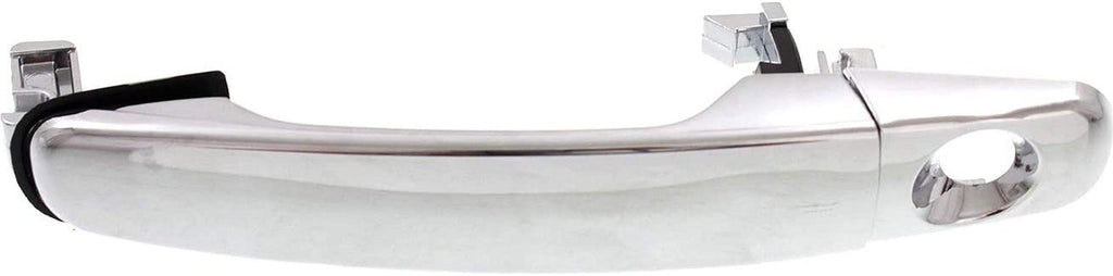 Front and Rear Exterior Door Handle Set of 4 Compatible with 2004-2008 Chevrolet Malibu, Fits 2005-2009 Chevrolet Equinox, Fits 2005-2010 Pontiac G6 Chrome Driver and Passenger Side