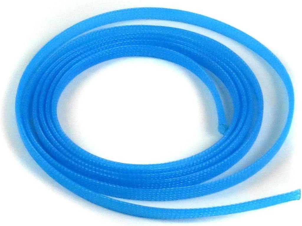 Keep It Clean  Wire Loom, 3/8" Tube, 200' Length, Neon Blue