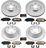 CRK6950 Front and Rear Z17 Evolution Geomet® Coated Brake Kit