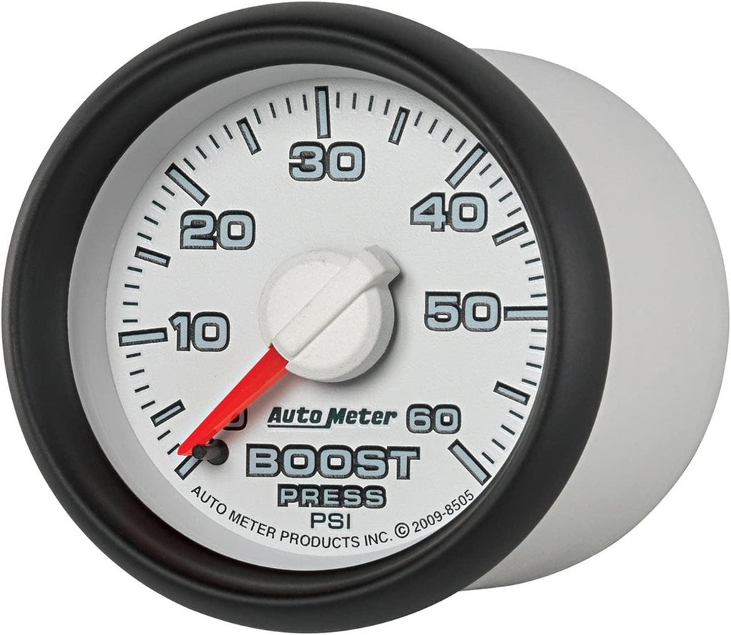 8505 Factory Match Mechanical Boost Gauge, 2.3125 In.