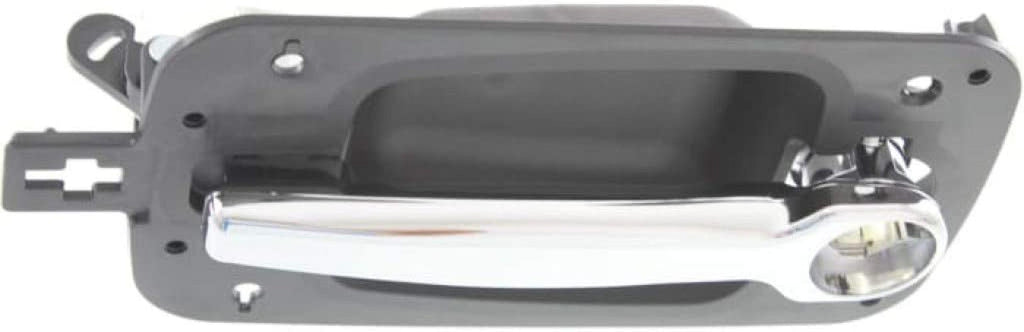 for International MXT Exterior Door Handle 2008 2009 Front Passenger Side Black Bezel W/Chrome Lever | W/Key Hole| Trim: Base