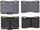 14D1091C Advantage Ceramic Front Disc Brake Pad Set