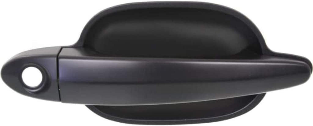for BMW 545I Exterior Door Handle Front Driver Side Primed Black 2004-2005 | W/Key Hole| Trim: Base