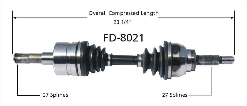 FD-8021 CV Axle Shaft