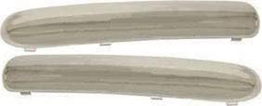 Front Bumper Trim Compatible with 2002-2004 Mini Cooper Outer Cover Plastic Primed Base Model Passenger and Driver Side