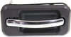 Door Handle for Hummer H2 2003-2009 Passenger Side | Exterior | Rear | Black Bezel | with Chrome Lever | Trim: Base | HU1521101 | 25845865