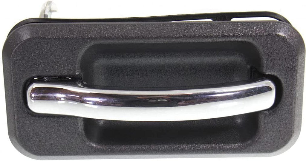 Door Handle for Hummer H2 2003-2009 Passenger Side | Exterior | Rear | Black Bezel | with Chrome Lever | Trim: Base | HU1521101 | 25845865