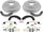 KOE15357DK Autospecialty Rear Replacement Brake Kit-Oe Brake Drums & Ceramic Brake Pads