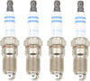 Premium OE Fine Wire Double Platinum Set of 4 Spark Plugs for Acura Ford Honda