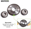 9-4202S Engine Timing Chain Kit Sets Replaces for Pontiac for Chevrolet for Saturn for Oldsmobile Sunfire HHR Cobalt Sky Vue G5 Aura Malibu Ion Cavalier Classic Grand Am Alero 2.2L 2.0L 2.4L