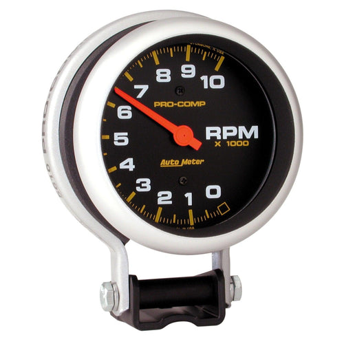 3-3/4 in. PEDESTAL TACHOMETER 0-10000 RPM PRO-COMP - greatparts
