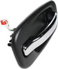 for Chevy Silverado 1500 Exterior Door Handle Front Passenger Side Smooth Black Bezel with Chrome Lever 1999-2006 | Trim:All Submodels | GM1311153 | 15182419