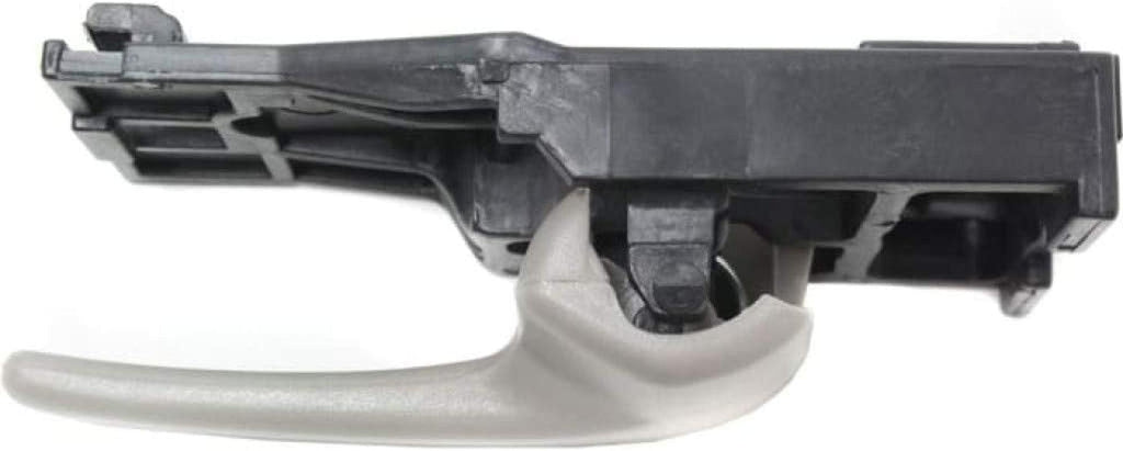 Compatible with Toyota Tundra Interior Door Handle Rear, Passenger Side Gray (2000-2006) | with Door Lock Button| Trim: Limited/Sr5/Base