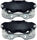 Gold 18FR2165KSD Rear Brake Caliper Set with Clips and Washers (Performance Friction Ready Coated)