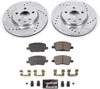 K8635 Z23 Front Brake Kit-Drilled/Slotted Brake Rotors & Carbon Ceramic Brake Pads