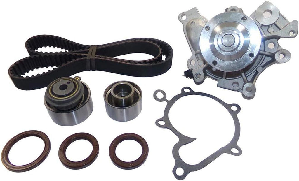 DNJ TBK425WP Timing Belt Kit with Water Pump for 1993-2003 / Ford, Mazda / 626, MX-6, Probe, Protege, Protege5 / 2.0L / DOHC / L4 / 16V / 122Cid, 1991Cc, 2000Cc