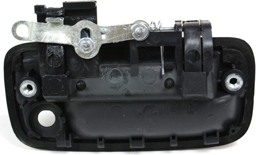 Front Exterior Door Handle Kit Compatible with 1995-2004 Toyota Tacoma Textured Black Driver and Passenger Side