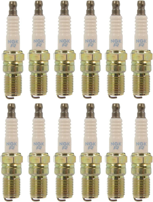 NGK Set of 12 Standard Spark Plugs Gap 0.035 for Jaguar XJS 1989-1990 5.3L V12
