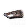 TYC Headlight Assembly for 12-17 Hyundai Veloster 20-9334-00