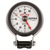 3-3/4 in. PEDESTAL TACHOMETER 0-8000 RPM GM WHITE - greatparts