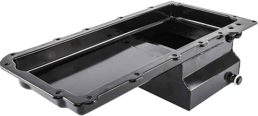Street & Strip Engine Swap Oil Pan | for GM LS Series | Fits 1965-1972 A-Body,1967-1969 F-Body,1968-1972 X-Body | 14-Gauge Steel | 6-Quart Capacity plus Filter