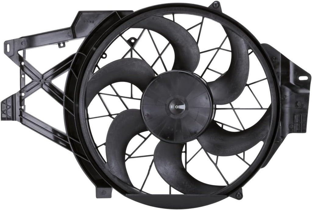 620460 Cooling Fan Assembly Compatible with 1999-2004 Ford Mustang , Black