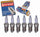 6 Pc DENSO Standard U-Groove Spark Plugs Compatible with Buick Regal 3.1L 3.8L V6 1990-2003