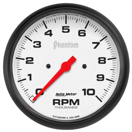 5 in. IN-DASH TACHOMETER 0-10000 RPM PHANTOM - greatparts