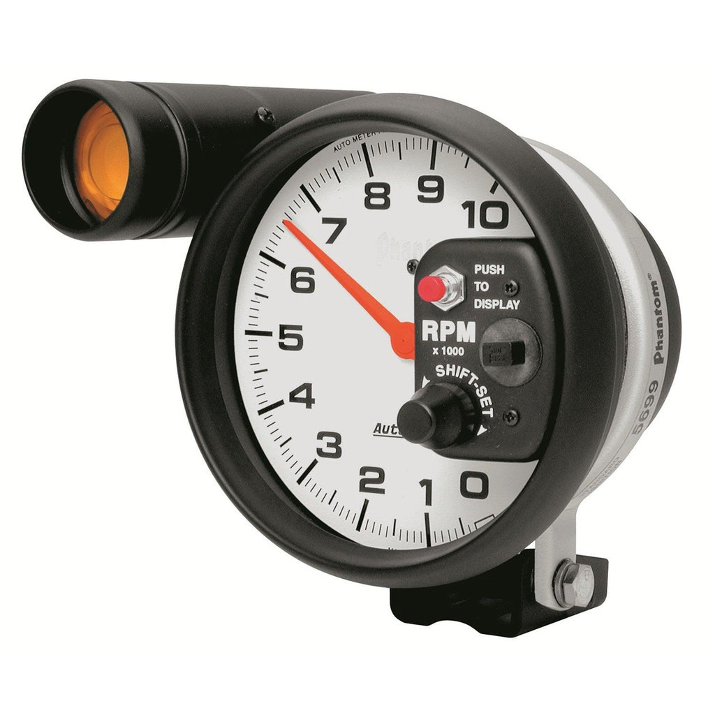 5 in. PEDESTAL TACHOMETER 0-10000 RPM PHANTOM - greatparts