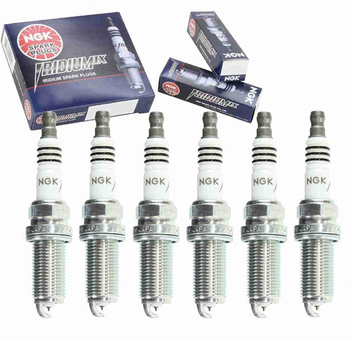 6 Pc NGK Iridium IX Spark Plugs Compatible with BMW X3 3.0L L6 2007-2009