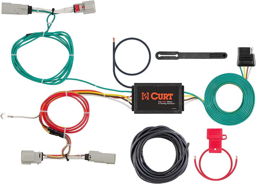 56298 Vehicle-Side Custom 4-Pin Trailer Wiring Harness, Fits Select Lincoln MKX , Black