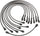 Professional 9088C Spark Plug Wire Set