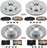 KOE6763 Autospecialty Front and Rear Replacement Brake Kit-Oe Brake Rotors & Ceramic Brake Pads