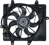 621240 Cooling Fan Assembly Compatible with 2006-2010 Chrysler Pt Cruiser , Black
