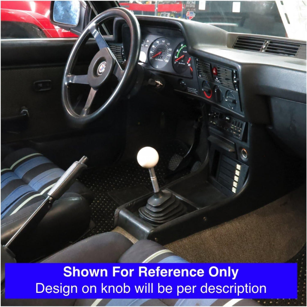 301305 Shift Knob (Red Yeehaa 5 Speed Ivory)