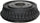 Professional 18B106 Rear Brake Drum