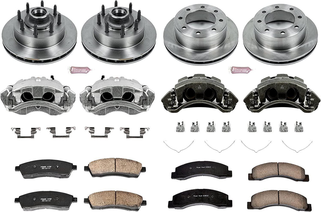 KCOE1892 Autospecialty 1-Click OE Replacement Brake Kit with Calipers