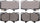 ADVICS AD0976 Ultra-Premium Front Disc Brake Pad Set