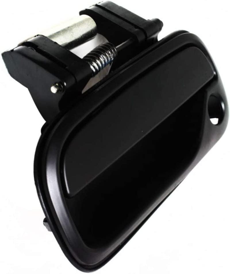 for Toyota Tundra Exterior Door Handle Front, Driver Side Smooth Black (2000-2006) | with Key Hole | Trim: Base/Sr5/Limited | TO1310125 | 6922034040C1