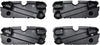 Westin 28-51003 R5 LED Light Kit Black Includes 4 End Caps with Integrated LED Lights and Wiring Harness
