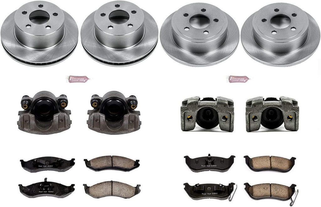 KCOE2154 Autospecialty 1-Click OE Replacement Brake Kit with Calipers