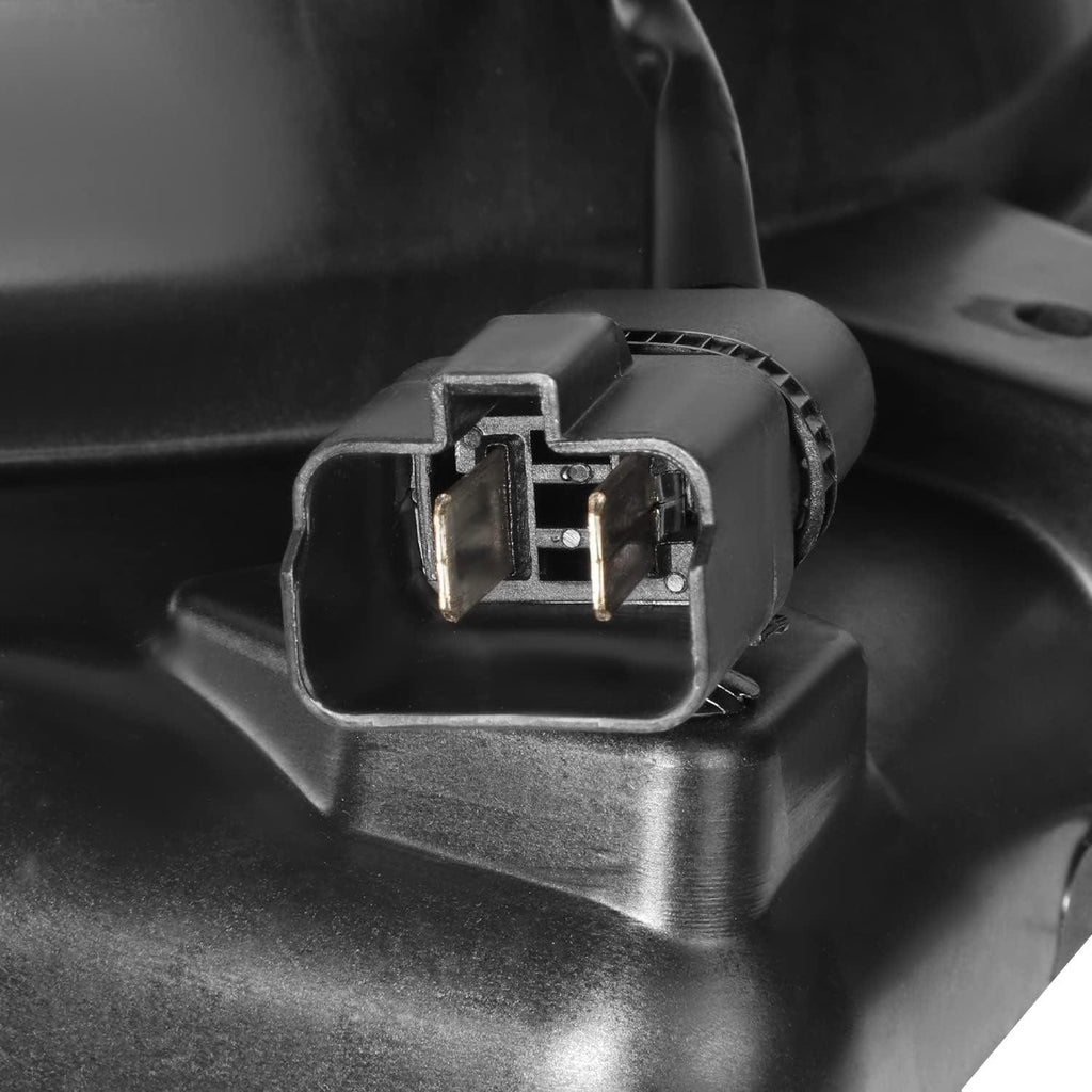 OEM-RF-0462 Factory Style Radiator Cooling Fan Assembly Compatible with 2000-2004 Focus SOHC W/O A/C