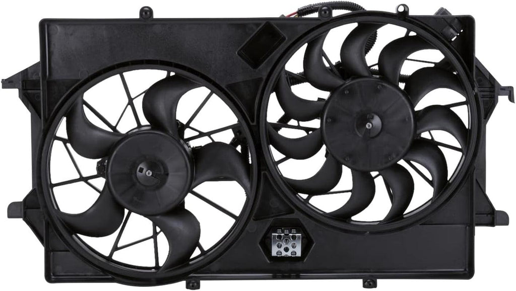 621310 Cooling Fan Assembly Compatible with 2005-2007 Ford Focus, Black