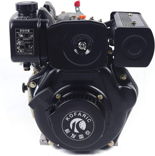 Diesel Motor Engine,3.6Kw 4 Stroke Single Cylinder Air Cooled Vertical Engine,Heavy Duty Diesel Motor Engine for Road Cutting Machine,Grinding Machine