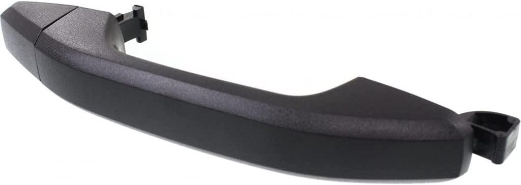 for Chevy Silverado 1500 2014 15 16 17 18 2019 Door Handle Driver or Passenger Side | Rear | Outer | Black Textured Finish | Replacement for GM1520149 | 22923605, 23438322