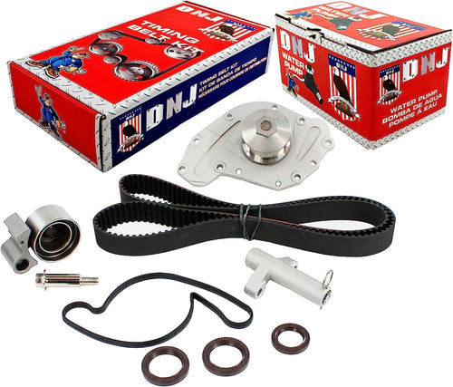 DNJ TBK1150WP Timing Belt Kit with Water Pump for 2005-2011 / Chrysler, Dodge, Volkswagen / 300, Avenger, Challenger, Charger, Grand Caravan, Journey, Magnum, Nitro, Pacifica, Routan, Sebring